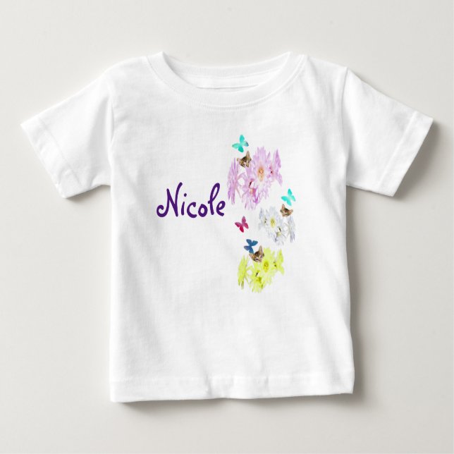 Nicole, Namn Med Kattungar,  T Shirt (Framsida)