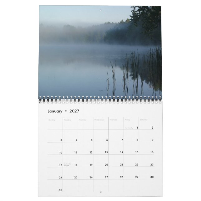 nicoletnationalskog kalender (Jan 2027)