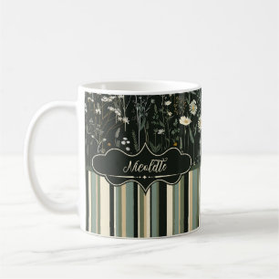 Nicolette Mörk Daisy Blommigt Stripe Kaffemugg