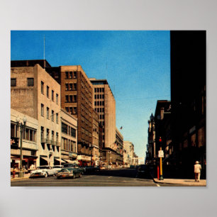 Nicollet Ave., Minneapolis, Minnesota Vintage Poster