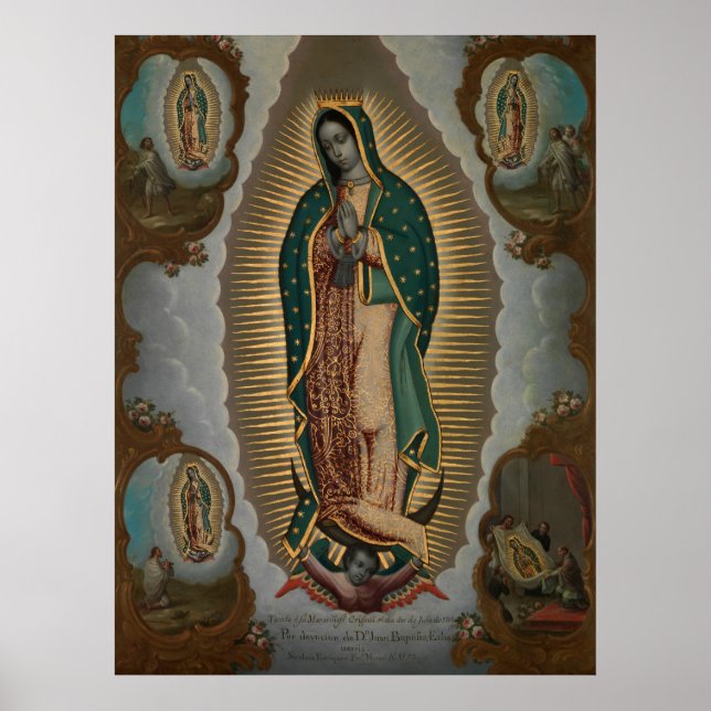 Nicols Enrquez Virgin of Guadalupe Poster (Framsidan)