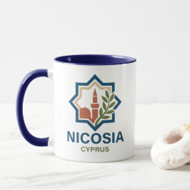 Nicosia Cypern Medelhavet Mugg