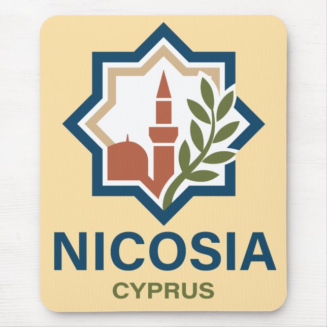 Nicosia Cypern Medelhavet Musmatta (Framsidan)