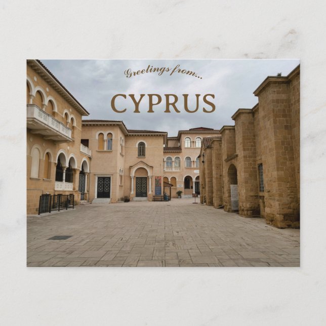 Nicosia Cypern Vykort (Framsida)
