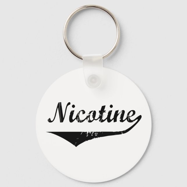 Nicotine Nyckelring (Framsida)