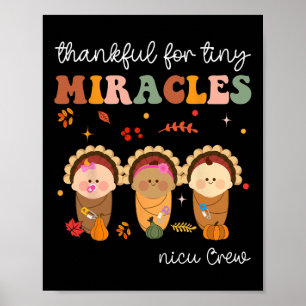Nicu Crwe Thanksgiving Nurse faller tacksamt för t Poster