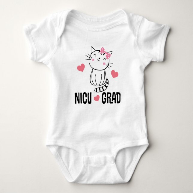 NICU Grad kattunge T Shirt (Framsida)