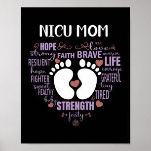 NICU Mamma Awareness Month for Mamma Mor Poster