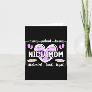 Nicu Mamma till Nicu Warrior Heart Micro Premature Kort