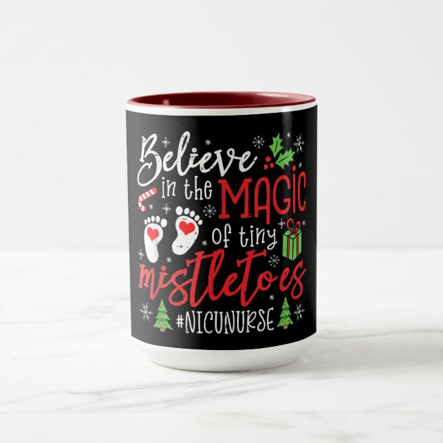 NICU Nurse Christmas Design Mugg (Center)