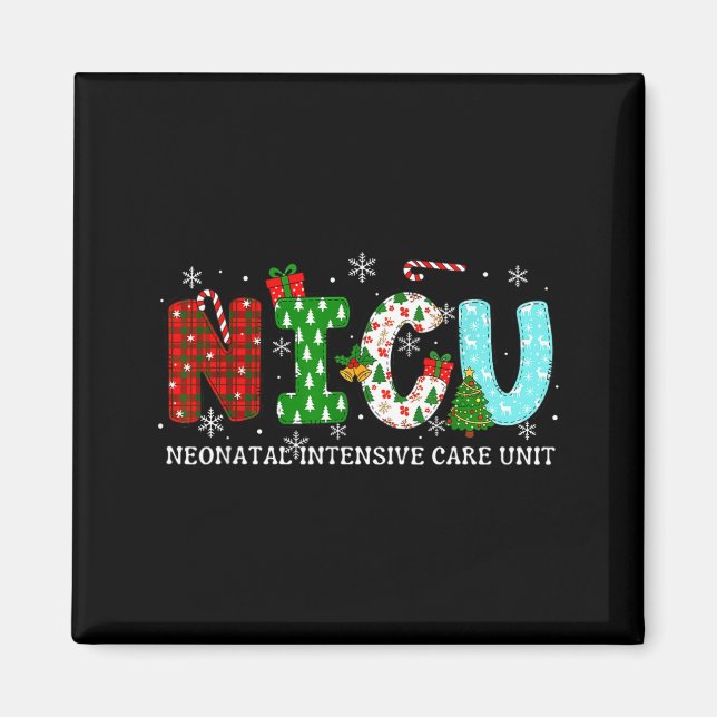 Nicu Nurse Christmas Neonatal Intensive Care Unit  Magnet (Framsidan)
