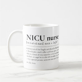 NICU Nurse Definition Neonatal Icu-avskrivning Kaffemugg