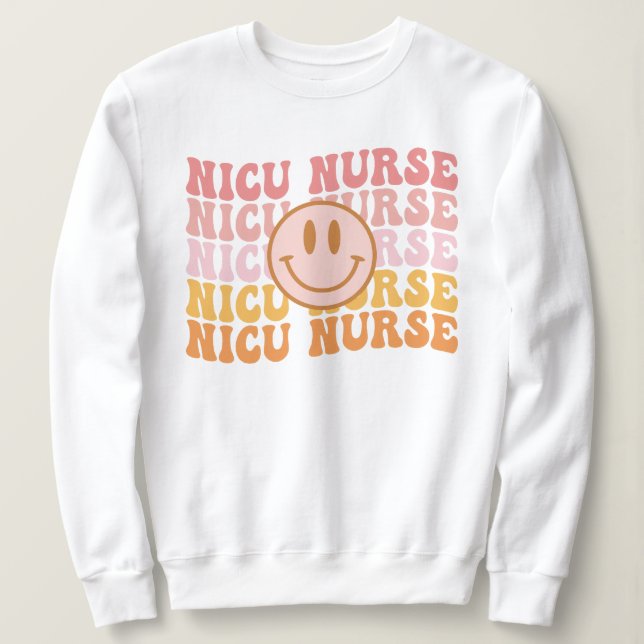 NICU Nurse Gift Neonatal Intensive Care Sjuksköter T Shirt (Design framsida)