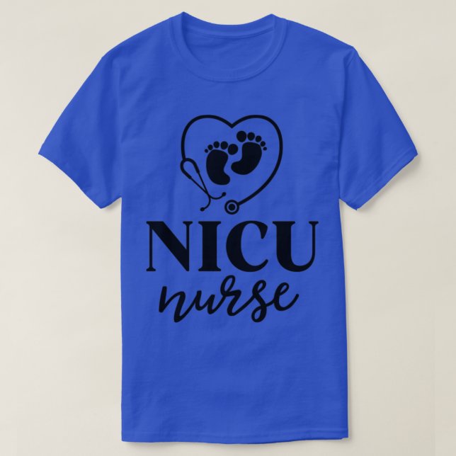 NICU Nurse Gifts Neonatal ICU Nursing School Gradu T Shirt (Design framsida)