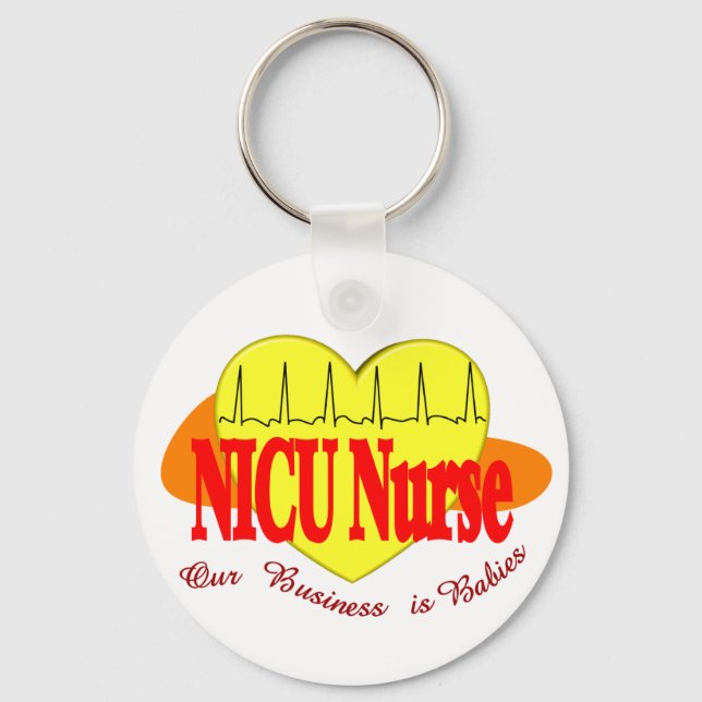NICU Nurse Gifts Nyckelring (Framsida)