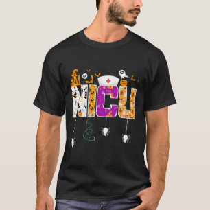NICU Nurse Halloween Hospital Party Roligt Nursing T Shirt