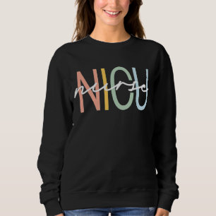 Nicu Nurse Icu Neonatal Boho Rainbow Team Tiny Hum T Shirt