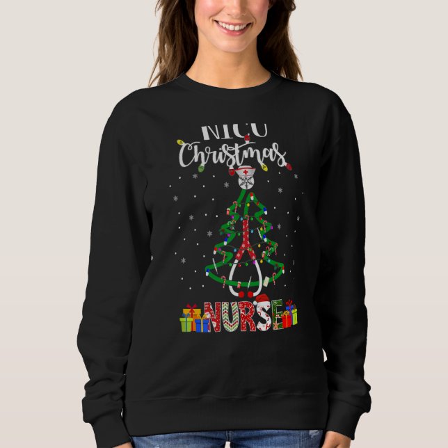 Nicu Nurse-julfinanser T Shirt (Framsida)