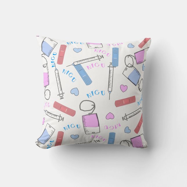 NICU Nurse Pillow Kudde (Framsida)