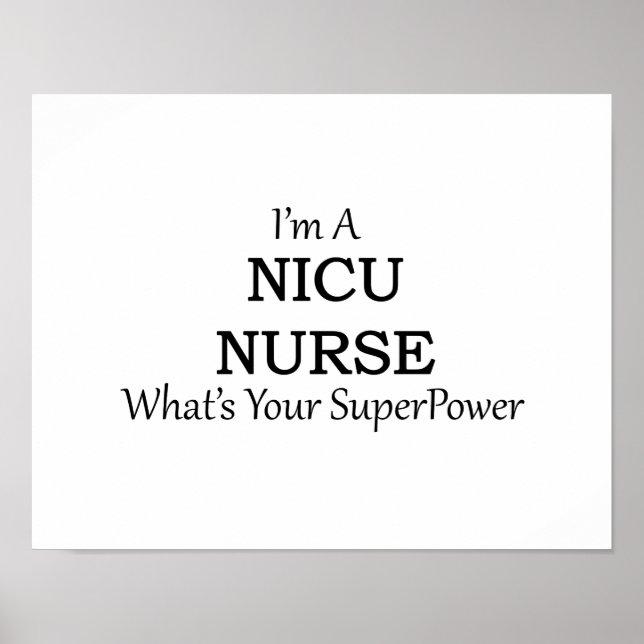 NICU NURSE POSTER (Framsidan)