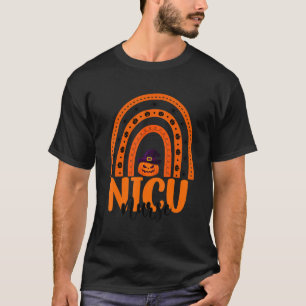 Nicu Nurse Rainbow Halloween Neonatal Icu Nursing T Shirt