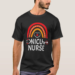 Nicu Nurse Rainbow Icu Neonatal Team Tiny Humans R T Shirt