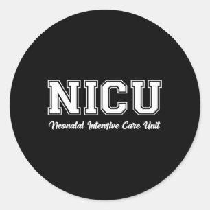 Nicu Nurse Runt Klistermärke