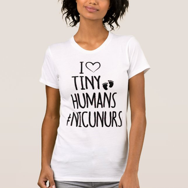 NICU Nurse T Shirt (Framsida)