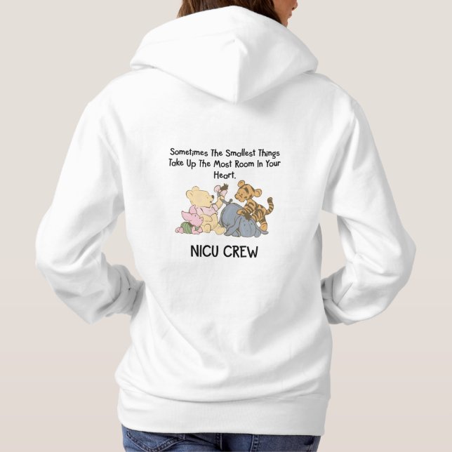 NICU Pooh-tecken T Shirt (Baksida)