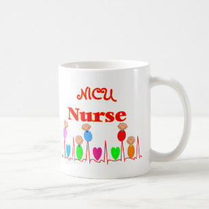 NICU-sjuksköterska--Förtjusande babydiagram Kaffemugg