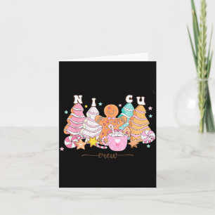 Nicu Sjuksköterska Xmas Gingerbread Neonatal Inten Kort