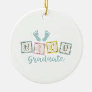 NICU Student Julgransprydnad Keramik