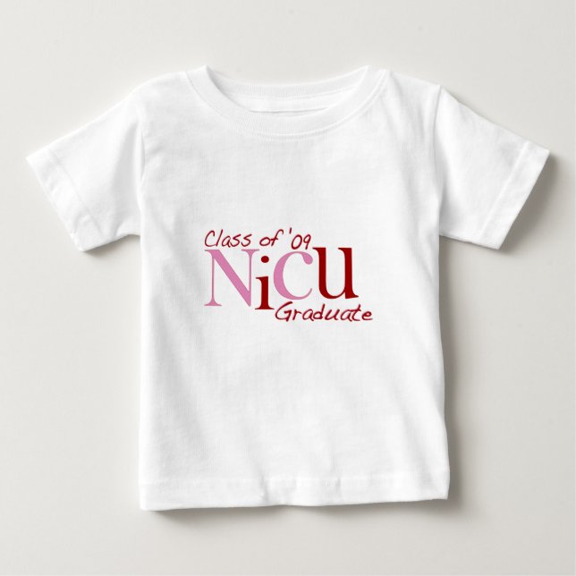 NICU Student-klass för 09 (Rosa) T Shirt (Framsida)