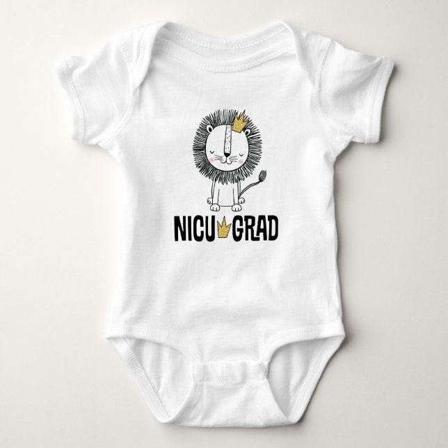NICU Student lejon T Shirt (Framsida)