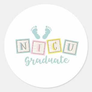 NICU Student Runt Klistermärke