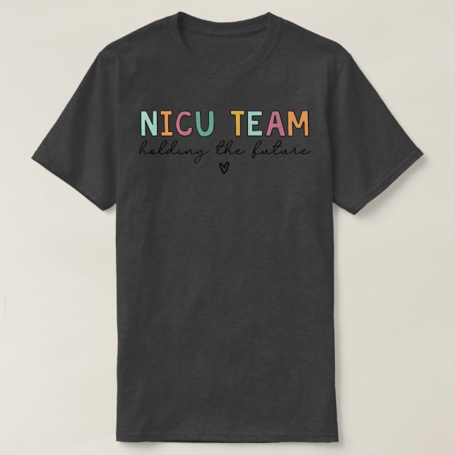 NICU-team som innehar framtidens tjänster T Shirt (Design framsida)