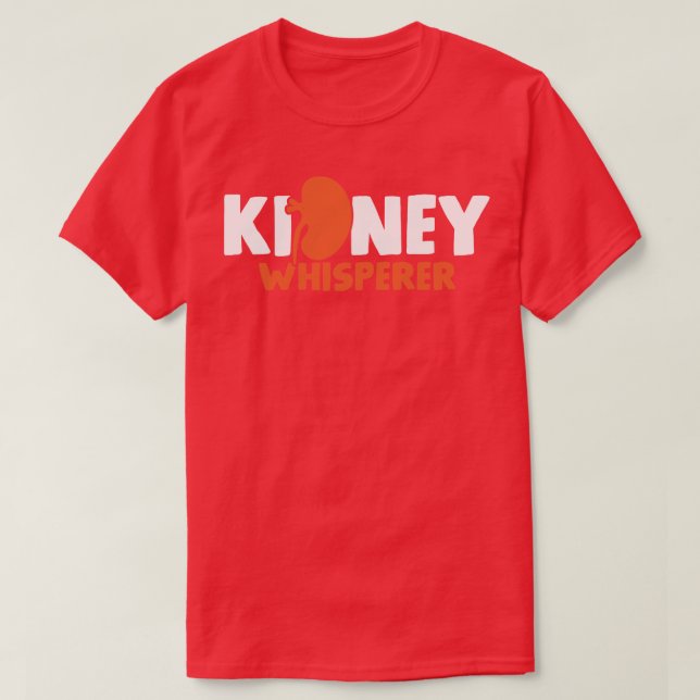 Nidney Dialysis Dialystekniker T Shirt (Design framsida)