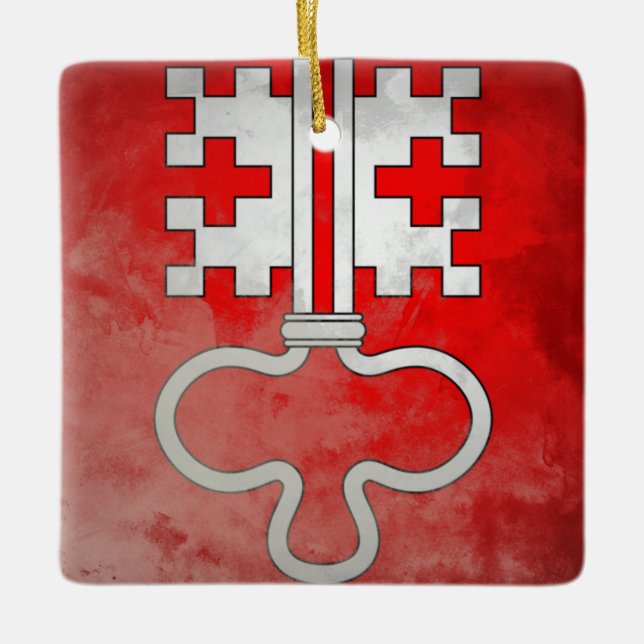 Nidwalden Julgransprydnad Keramik (Framsida)