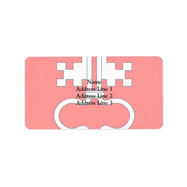 Nidwalden, Schweiz Adressetikett (Framsidan)