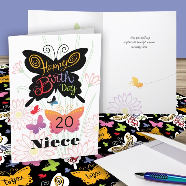 Niece Birthday Card Kort (Skapare uppladdad)