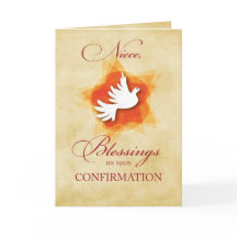 Niece, Confirmation Grattiss Blessings Dove