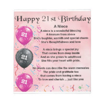 Niece Dikt - 21:a födelsedagen