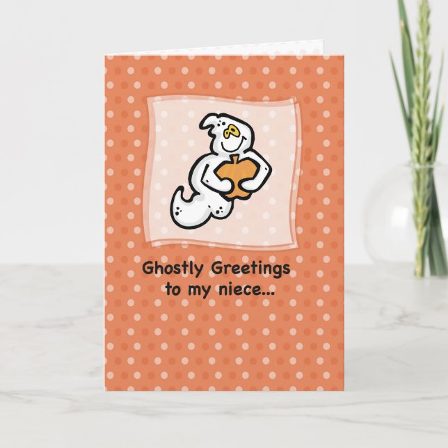 Niece, Ghokoste Hälsning Kort (Framsida)