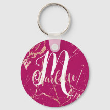 Niece gift Namn initial Burgundy Rosa Marble