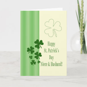 Niece & Make Lycklig St. Patrick's Day Kort