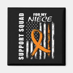 Niece Många Sclerosis Awareness USA flagga Suppity Magnet