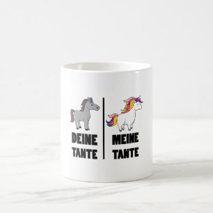 Niece Nephew Auntie Funny Horse Your Moster My Mos Kaffemugg