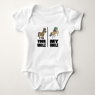 Niece Nephew farbror Funny Horse Din morbror T Shirt