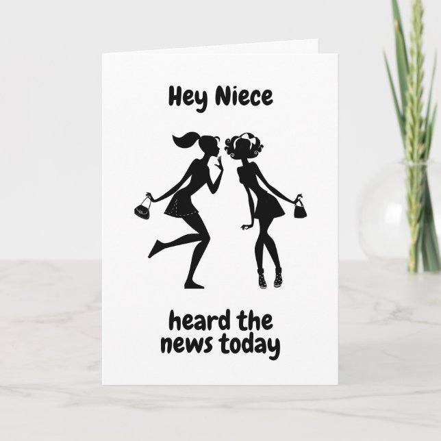 NIECE:S *16:e BIRTHDAY ** VAD ÄR EN SPECIELL BIRTH Kort (Framsida)