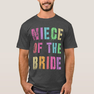 NIECE:s familjevänner BRIDE Brudens sida T Shirt